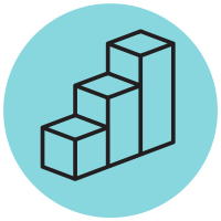 Blue stairs 