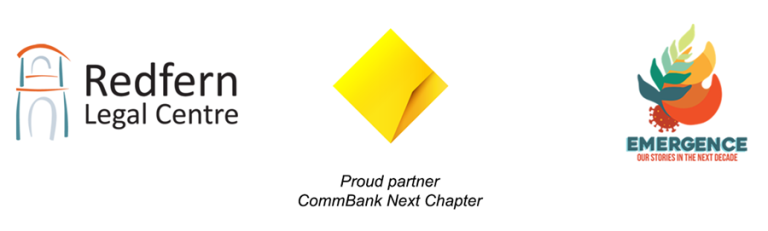 Three logos: RLC, Commonwealth Bank and Emergence