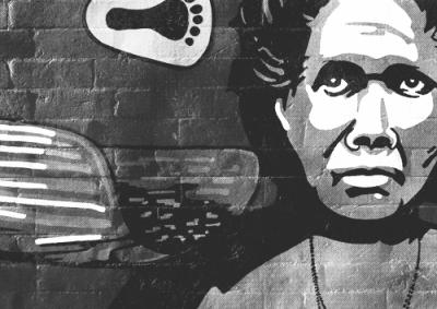 Square-aboriginal mural