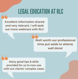 What previous participants have said about RLC training.