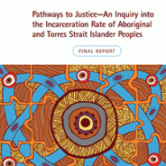 ALRC Report Cover showing Aboriginal artwork